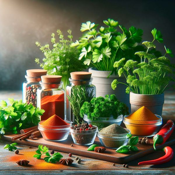 Kräuter und Gewürze: 39 Warnmeldungen Kräuter und Gewürze führen das Ranking der Warnungen an. Mit 39 Meldungen lagen sie 2023 deutlich vor anderen Produktgruppen und fast dreimal so hoch wie im Vorjahr. (Bild: Copilot / KI-generiert)