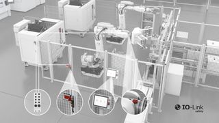 Mit der Kombination robuster Sicherheitskomponenten und IO-Link Safety ermöglicht Euchner eine durchgängige, sichere Kommunikation in der Automatisierung. (Bild: Euchner GmbH + Co. KG)