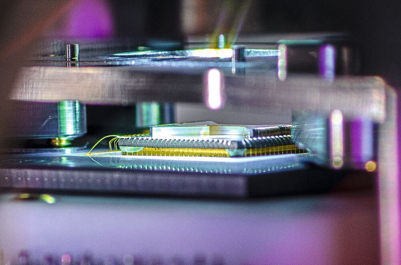 IonQ hat den ersten europäischen Quantencomputer in Betrieb genommen: Das Forte-System von IonQ lässt sich auf bis zu 36 algorithmische Qubits (#AQ) skalieren und kann über 34 Milliarden Möglichkeiten gleichzeitig verarbeiten.  (Bild: IonQ)