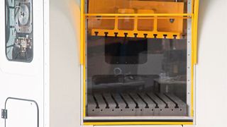 Bild 3: Eine Besonderheit ist, dass sich der Stößel der 3D-Servopresse um bis zu 3,5 Grad verkippen lässt. (Bild: M. Witzsch)