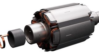 World’s most compact and torque dense e-motor without magnets and rare earths: With the I2
SM concept, ZF develops a sustainable and powerful alternative to common e-drives. (Source: ZF)