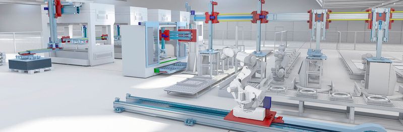 Ohne Lineartechnik keine Automatisierung: 99 Prozent aller Automationssysteme enthalten Linearachsen, Linearführungen und/oder Teleskopschienen.(Bild:  Rollon GmbH)