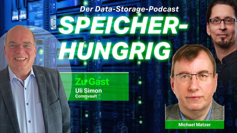 In dieser Folge von „Speicherhungrig“ spricht unser Fachautor Michael Matzer mit Uli Simon, Director Sales Engineering bei Commvault, darüber, wie sich Unternehmen gegen Cyberangriffe wappnen können – und auf welche Fallen sie dabei achten müssen.(Bild:  Vogel IT-Medien)