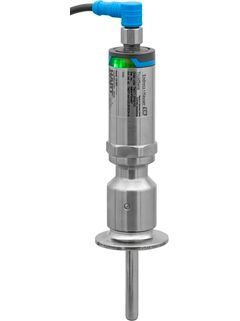 Endress+Hauser zeigt den iTherm Trustsens TM371 auf der Braubeviale, er überwacht die Temperatur und kalibriert sich bei 39 °C und 118 °C selbst. (Bild: Endress+Hauser)
