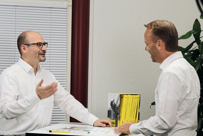 Markus Horn, CEO Hartmetall-Werkzeug- fabrik Paul Horn GmbH, und Christian  Haberzeth, CEO Dihawag, sprechen im SMM-Exklusivinterview über die bereits über vier Jahrzehnte lang bestehende enge  Zusammenarbeit.  (Matthias Böhm)