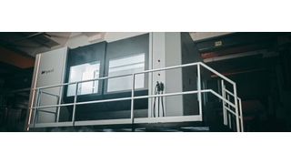 Die BA space3, ein mehrspindliges, horizontales Bearbeitungszentrum für die hochpräzise und effiziente Zerspanung großer Leichtmetall- und Strukturbauteile.  (Bild: www.kevinkummer.com)