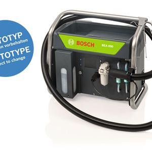 Der Bosch-Beitrag zum Thema Partikelzähler hört auf den Namen „BEA 090“ und arbeitet abgesehen vom Mahle-Gerät als einziger nach dem CPC-Verfahren. Preislich ist er eher „Oben“ angesiedelt.(Bild:  Bosch)
