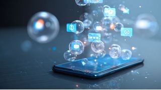 RCS bringt moderne, interaktive Business-Kommunikation direkt in die native Nachrichten-App – ganz ohne zusätzliche Installation. (Bild: Midjourney / KI-generiert)