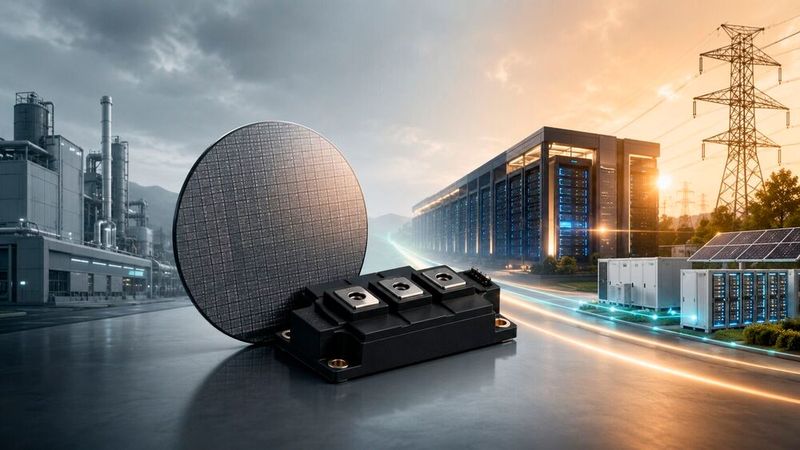 Stromversorgungslösungen für Rechenzentren boomen, entsprechend gefragt sind SiC-Anwendungen.(Bild:  Dall-E / KI-generiert)