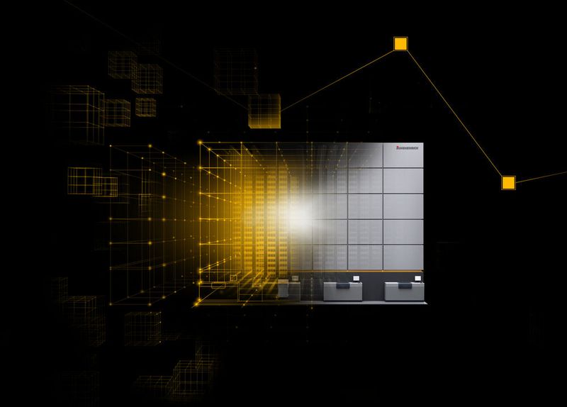 Powercube ist ein automatisches, ultrakompaktes und skalierbares Kompaktlagersystem. (Bild: Jungheinrich)