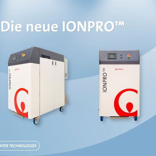 Zwei von drei Versionen der Ionpro(Bild:  Veolia Water Technologies Deutschland GmbH)