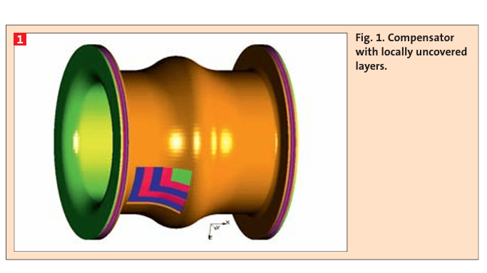 Fig. 1. Compensator with locally uncovered layers.(Bild:)
