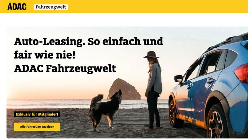 Die neue Leasingplattform richtet sich exklusiv an die ADAC-Clubmitglieder.(Bild:  ADAC)