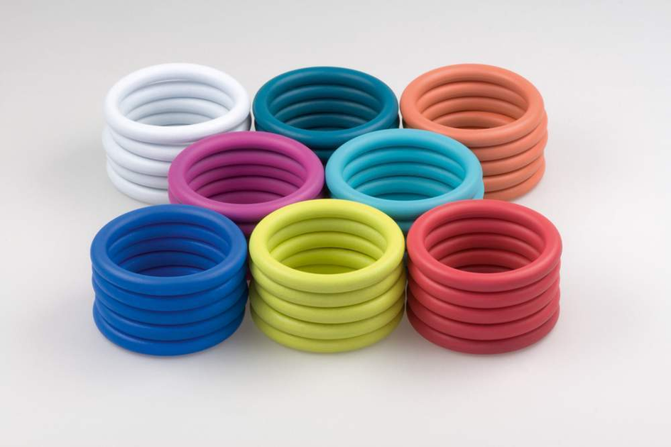 Farbige Beschichtungen für Elastomer-Dichtungen