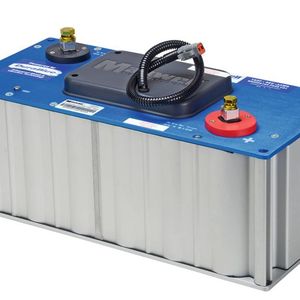 Ultrakondensatormodul mit einer Spannung von 48 V bei einer Kapazität von 165 F.