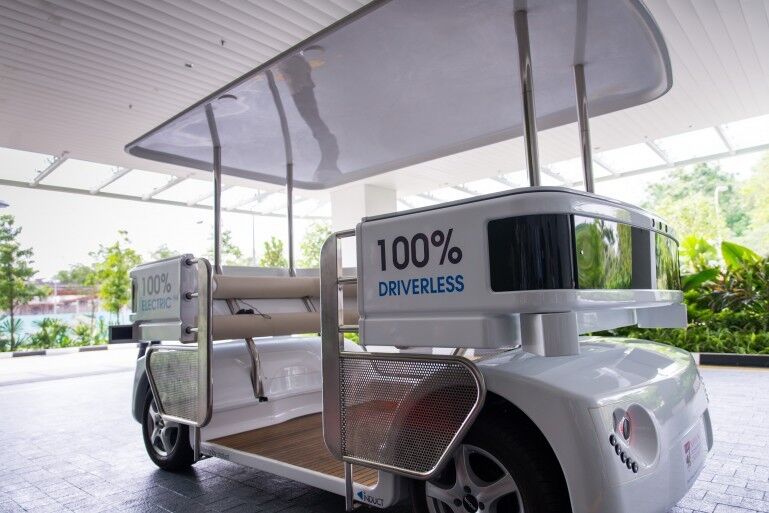 Das Navia nutzt vier LIDAR-Systeme (LIght Detection And Ranging) und mehrere Stereokameras, um eine dreidimensionale Karte der Umgebung zu erstellen (Foto: NTU)