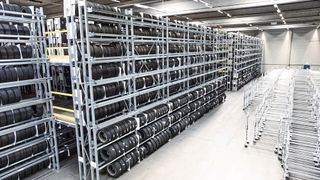 An bislang 14 Standorten lagert Fiege Kundenräder ein. Die deutschlandweite Expansion ist geplant. (Bild: Fiege)