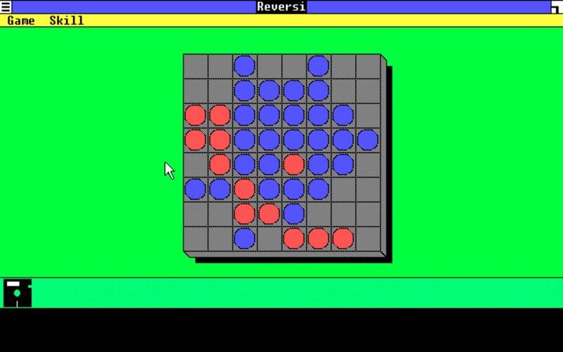 Auch an Arbeitspausen hat man bei Microsoft gedacht: Das Spiel Reversi gehörte zum Lieferumfang. (Bild: Vogel IT-Medien)