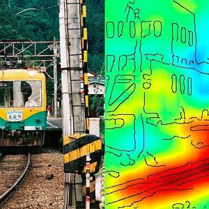 Die Heatmap zeigt ganz deutlich: Der Algorithmus trifft die Entscheidung „Zug“ oder „nicht Zug“ anhand der Schienen-Bildpunkte und nicht anhand derer, die den Zug ausmachen.
