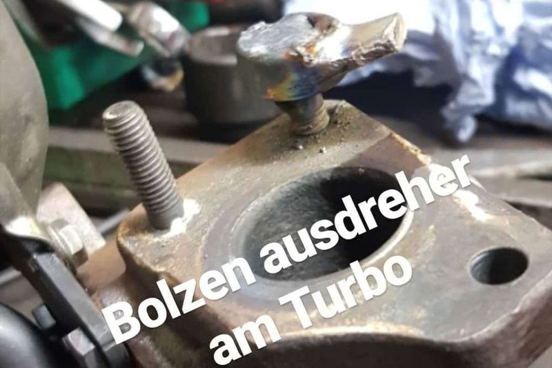 Hier hat ein kreativer Schrauber einen Bolzenausdreher angeschweißt. (Privat)