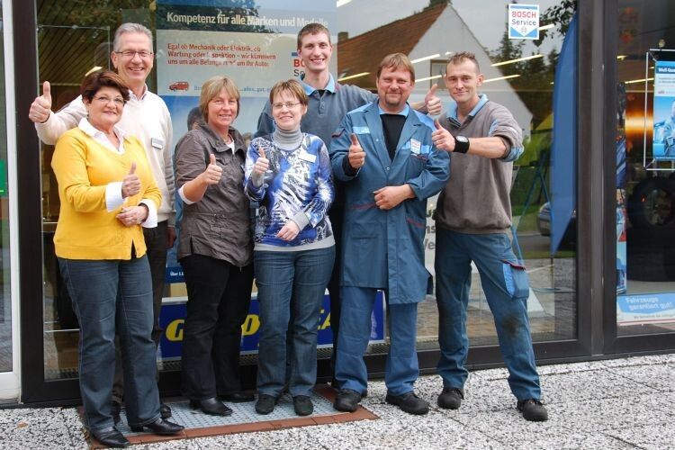 Das Serviceteam Bütje kam beim Deutschen Werkstattpreis 2012 auf den 4. Platz. (Foto: Rubbel)