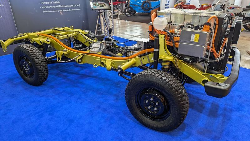 Der E-Umbau am Beispiel eines G-Modells, wie ihn Mercedes-Benz nicht hätte besser machen können.(Bild:  Dominsky – VCG)