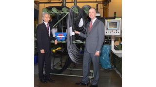 Reinhold Mühlbeyer, Vorsitzender der Geschäftsführung; Konrad Ummen, Geschäftsführer; v.l.n.r. (Foto: Optibelt)