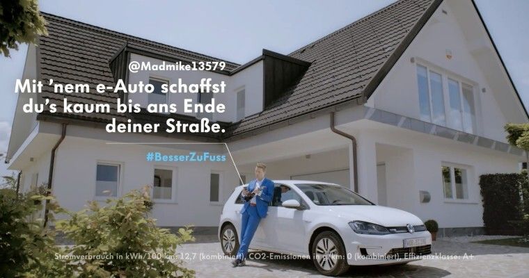 Mythbusters-Kampagne: Volkswagen räumt mit Vorurteilen über Elektromobilität auf. (Bild: Volkswagen)