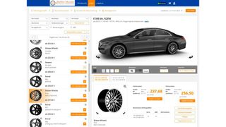 Nicht nur für Elektrofahrzeuge wichtig: Der neue 3D-Alufelgenkonfigurator kann auch verschiedene Felgen auf Vorder- und Hinterachse. (Bild: Reifenbörse.de)
