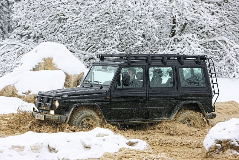 Mercedes-G-Klasse der Baureihe 463, Sondermodell „Edition 30“ auf Basis des G 500. Foto aus der Presseinformation aus dem Jahr 2009. (Bild: © Daimler AG)