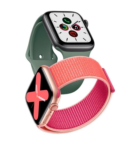 Die Apple Watch Series 5 gibt es in vielen verschiedenen Materialien inklusive Aluminium, Edelstahl, Keramik und Titan. (Apple)