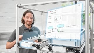 Die Freigabeeinheit DIN/DOUT 24V von item Industrietechnik für die smarte Industrie lässt sich über ein intuitives Web-Interface parametrieren.  (Bild: item)