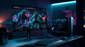 Der QHD-Gaming-Monitor G-Master GOB2701QSC-B1 Titan Falcon von Iiyama nutzt ein OLED-Panel der vierten Generation mit Meta-3.0-Technologie. (Bild: Iiyama )