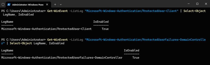 Es ist auch möglich über das Netzwerk die Aktivierung der Protokolle zu überprüfen. (Bild: Joos)