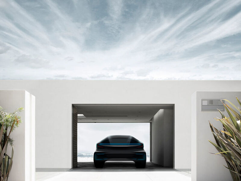 Das Elektrofahrzeug von Faraday Future soll dem Tesla Model S Konkurrenz machen (Bild: Faraday Future)