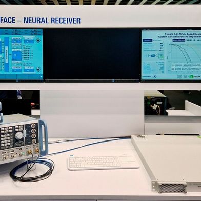 Collaboration with NVIDIA: Tested for AI/ML-based neural receiver as seen at MWC Barcelona. (Source: Rohde & Schwarz)