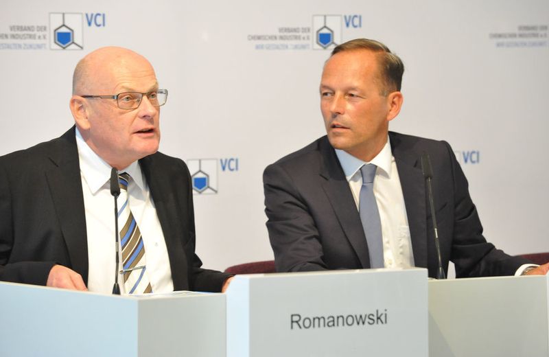 Impressionen von der VCI-Forschungspressekonferenz am 23. August 2017. (VCI/Fuest)