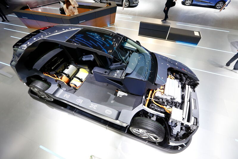 Der Hyundai Nexo mit Brennstoffzellenantrieb.