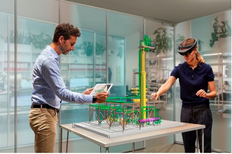 Industry 5.0 is characterized by mass personalization and greater workforce collaboration. (Aveva)