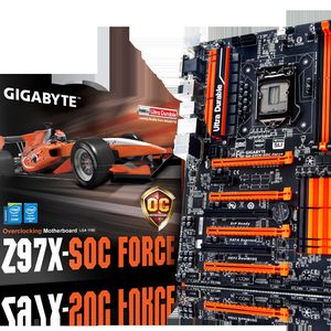 Mit einem Preis von etwa 200 Euro ist das Gigabyte GA-Z97X-SOC Force für eine Übertakterplatine relativ günstig.