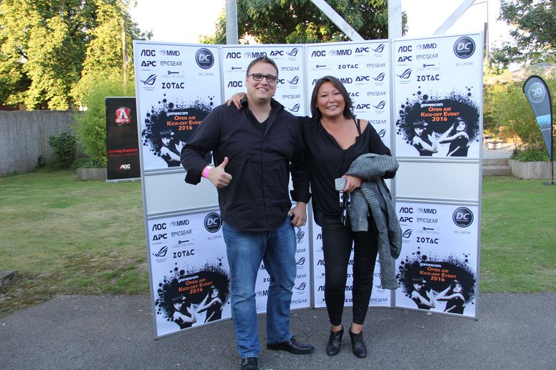 Gut drauf sind Lutz Kaiser mit Miriam Franke, SanDisk. (Bild: DC Club)