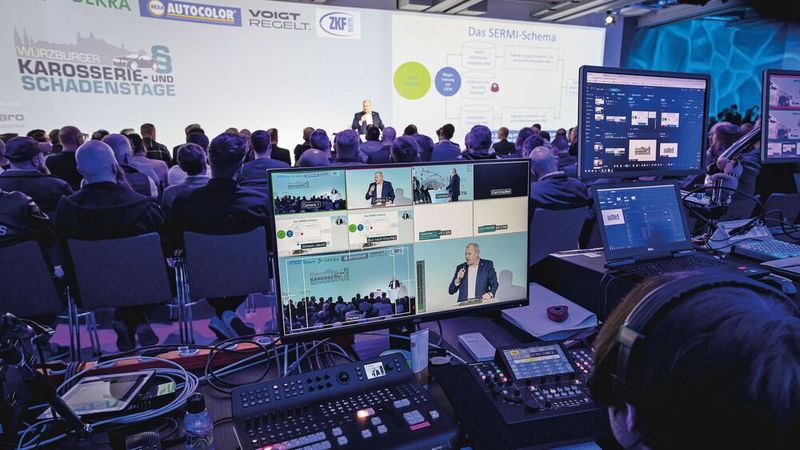 Im vergangenen Jahr verzeichneten die Würzburger Karosserie- und Schadenstage über 1.000 Teilnehmer.(Bild:  Stefan Bausewein)