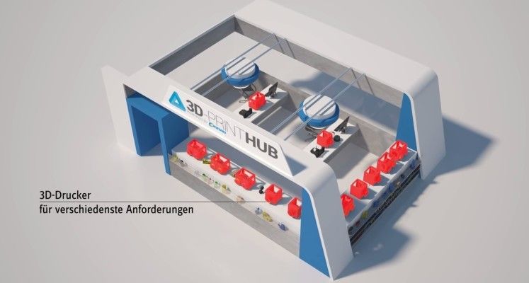 3D-Printhub: Der neue Service von Conrad stellt sich vor (Bild: Conrad)