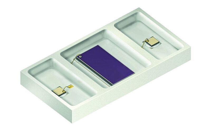 Der integrierte Sensor SFH 7070 ist speziell für hochgenaue Pulsmessungen am Handgelenk ausgelegt.   (Osram Opto Semiconductor)