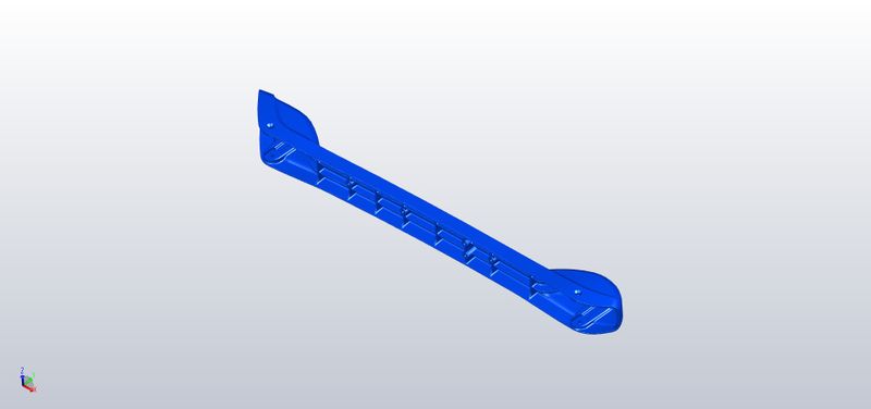 Bild 4: Mit Verrippung simuliertes Bauteil. (Bild: Lehvoss)