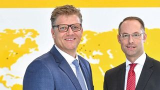 Christian Pauli und Christian Wolf (v. l.), Geschäftsführer der Turck-Holding, wollen die Unternehmensstruktur optimieren. (Andreas Köhring)