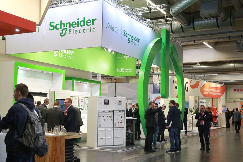 Standszenen von der Elektrotechnik 2017. (Messe Westfalenhallen Dortmund)