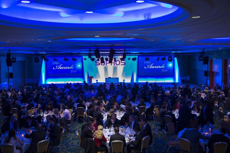 Im feierlichen Rahmen verlieh Sophos die Partner Awards 2014. (Sophos)