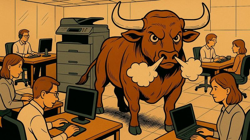 Die AKI PrinTaurus Security Suite soll Drucker und MFPs  durch eine regelbasierte und  automatisierte Absicherung der gesamten Systemflotte von digitalen Angriffen schützen.(Bild:  GPT Image Editor / KI-generiert)