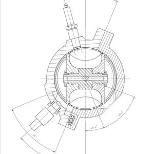 Neu entdecktes Motorenkonzept:  Der Peraves-Kugelmotor (CAD-Schnitt des Typ PKM-12EA)